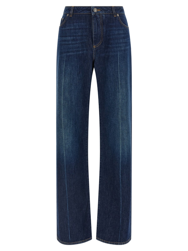 Dolce & Gabbana 100% cotton jeans in blue