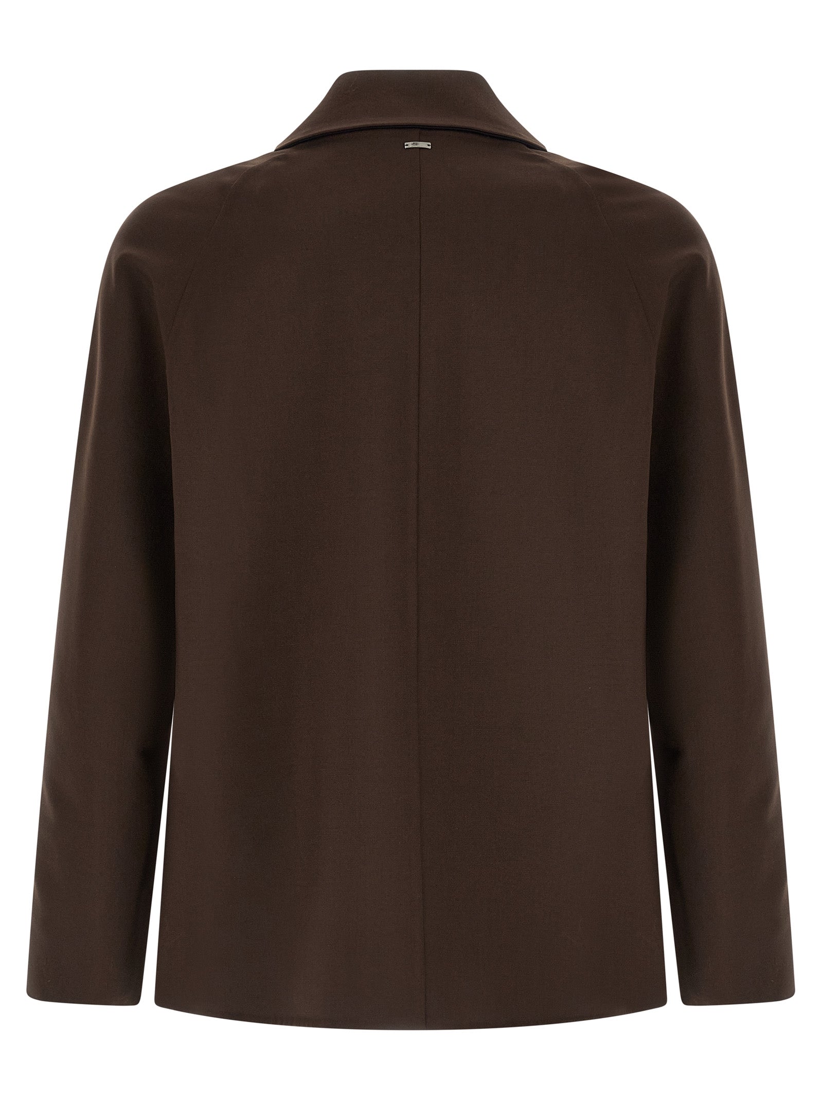 Herno 63% polyester jacket in brown — view 2