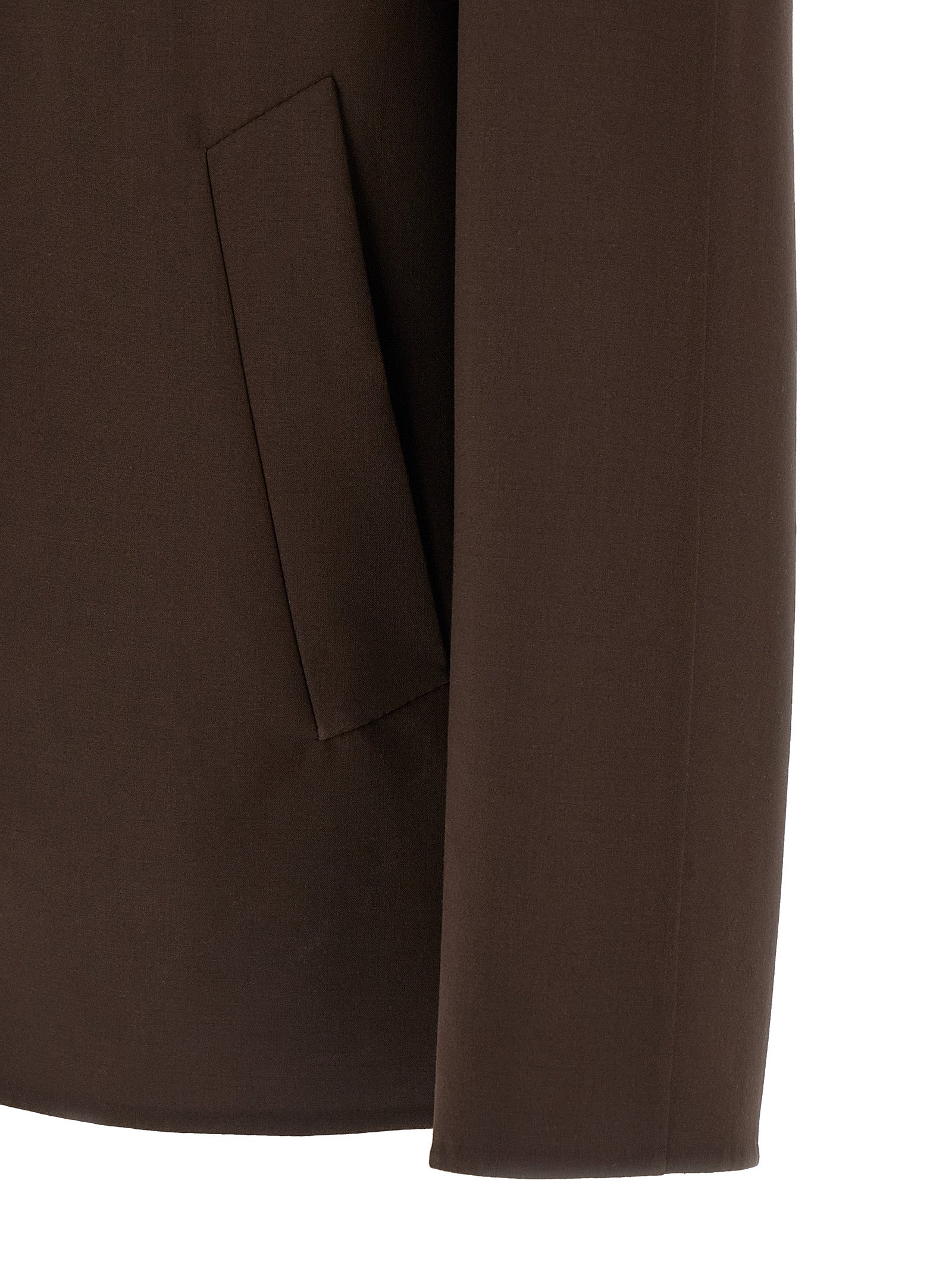 Herno 63% polyester jacket in brown — view 4