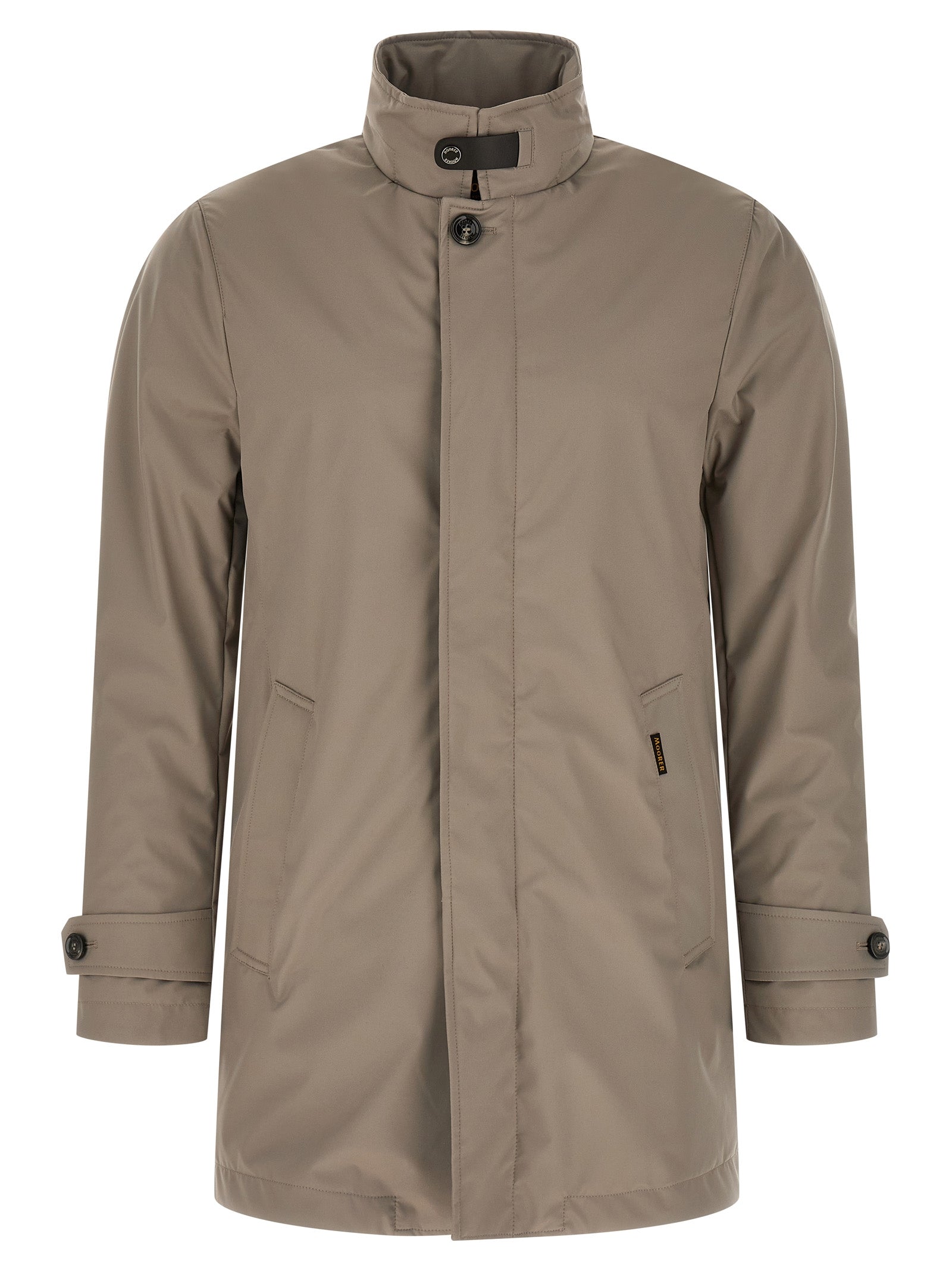 Moorer 84% polyester coat in gray