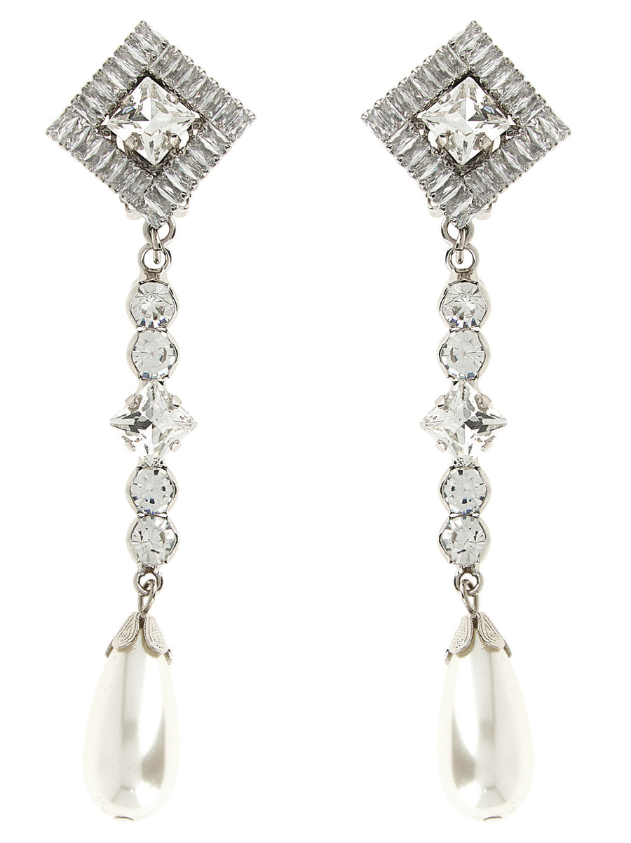 Alessandra Rich Metal earrings in silver
