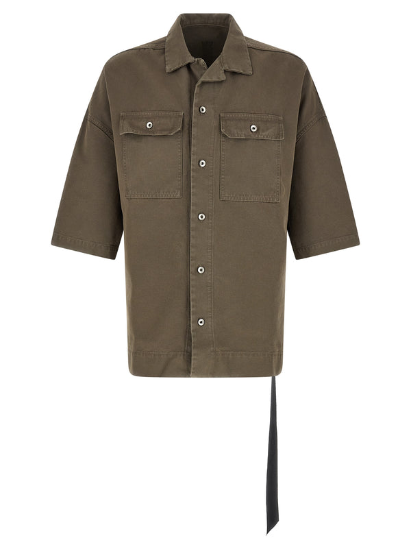Drkshdw 100% Cotton overshirt in gray
