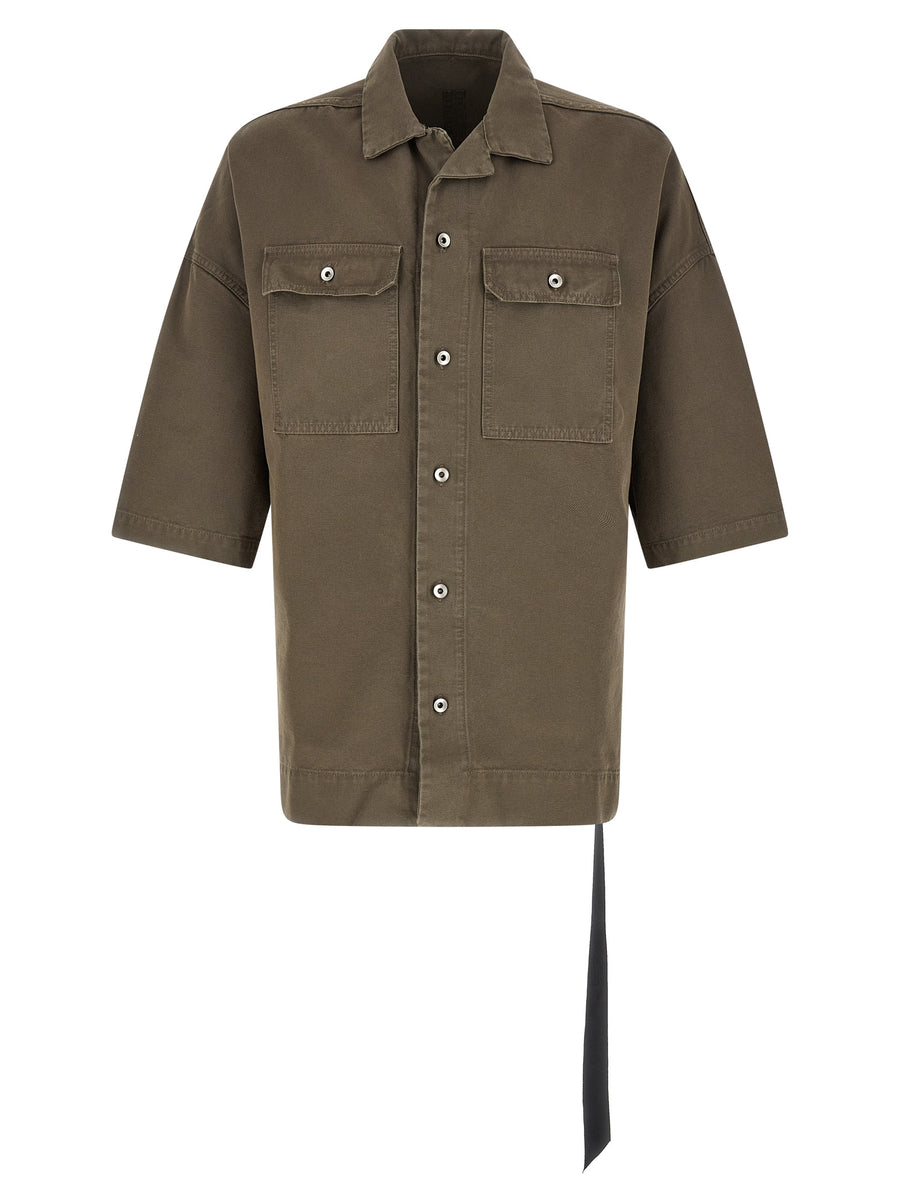 Drkshdw 100% Cotton overshirt in gray