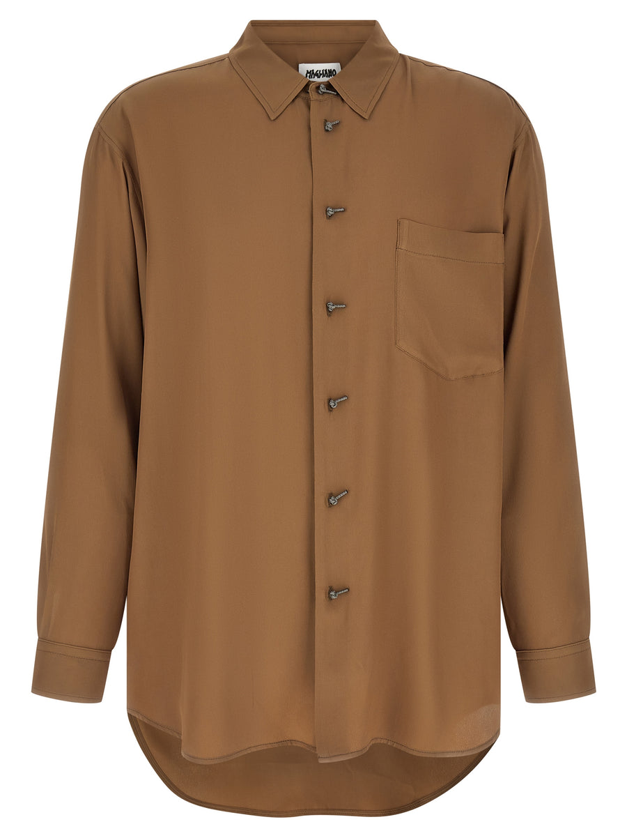 Magliano 76% acetate blouse in brown