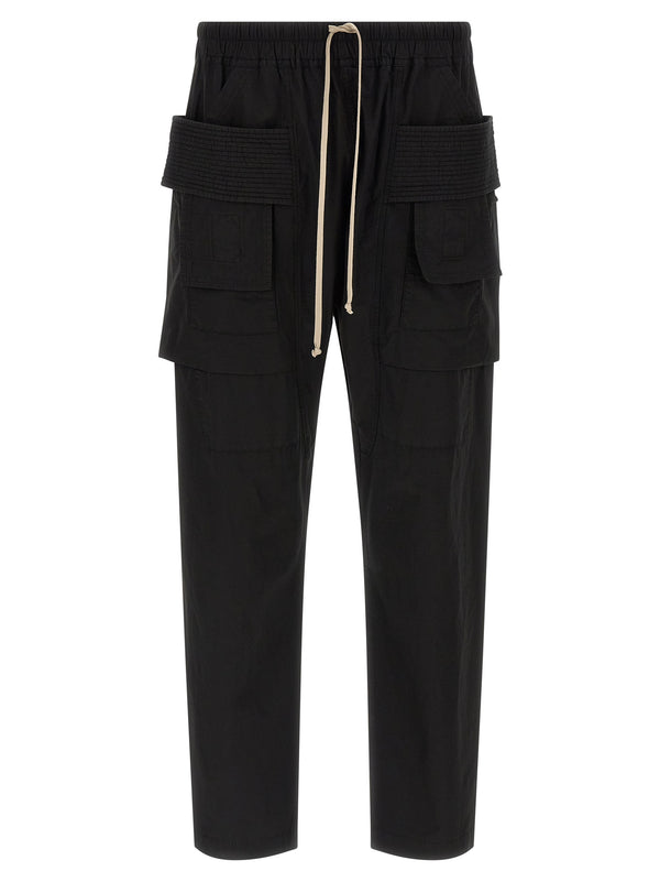 Drkshdw 100% cotton cargo pants in black