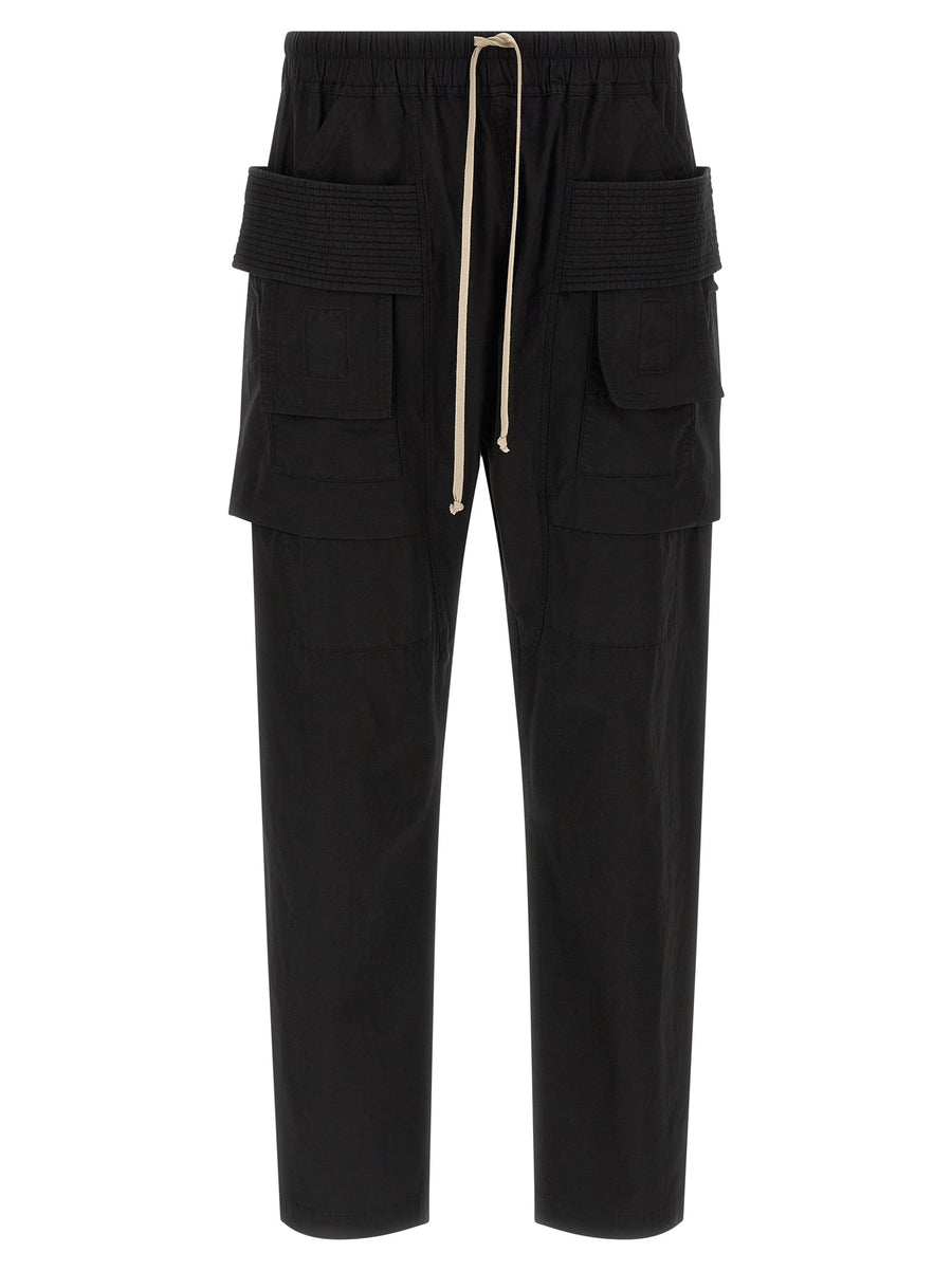 Drkshdw 100% cotton cargo pants in black