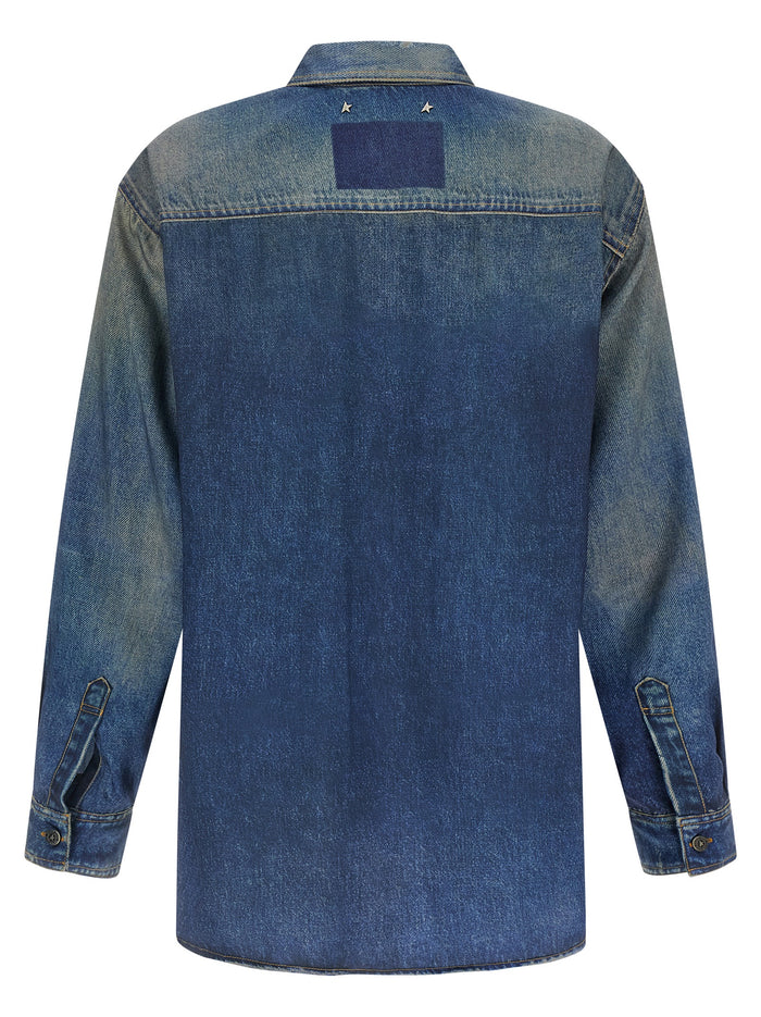 Golden Goose 100% Polyester shirt in blue — view 2