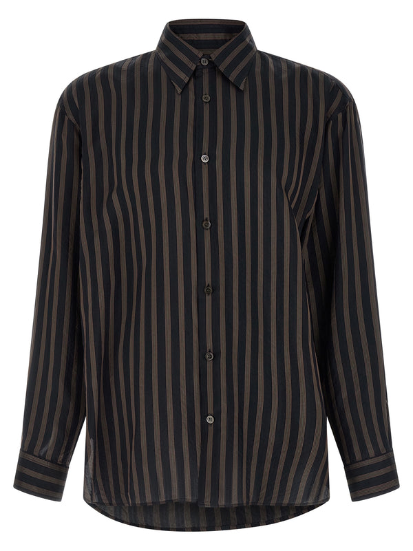 Dries Van Noten 100% Cupro shirt in black