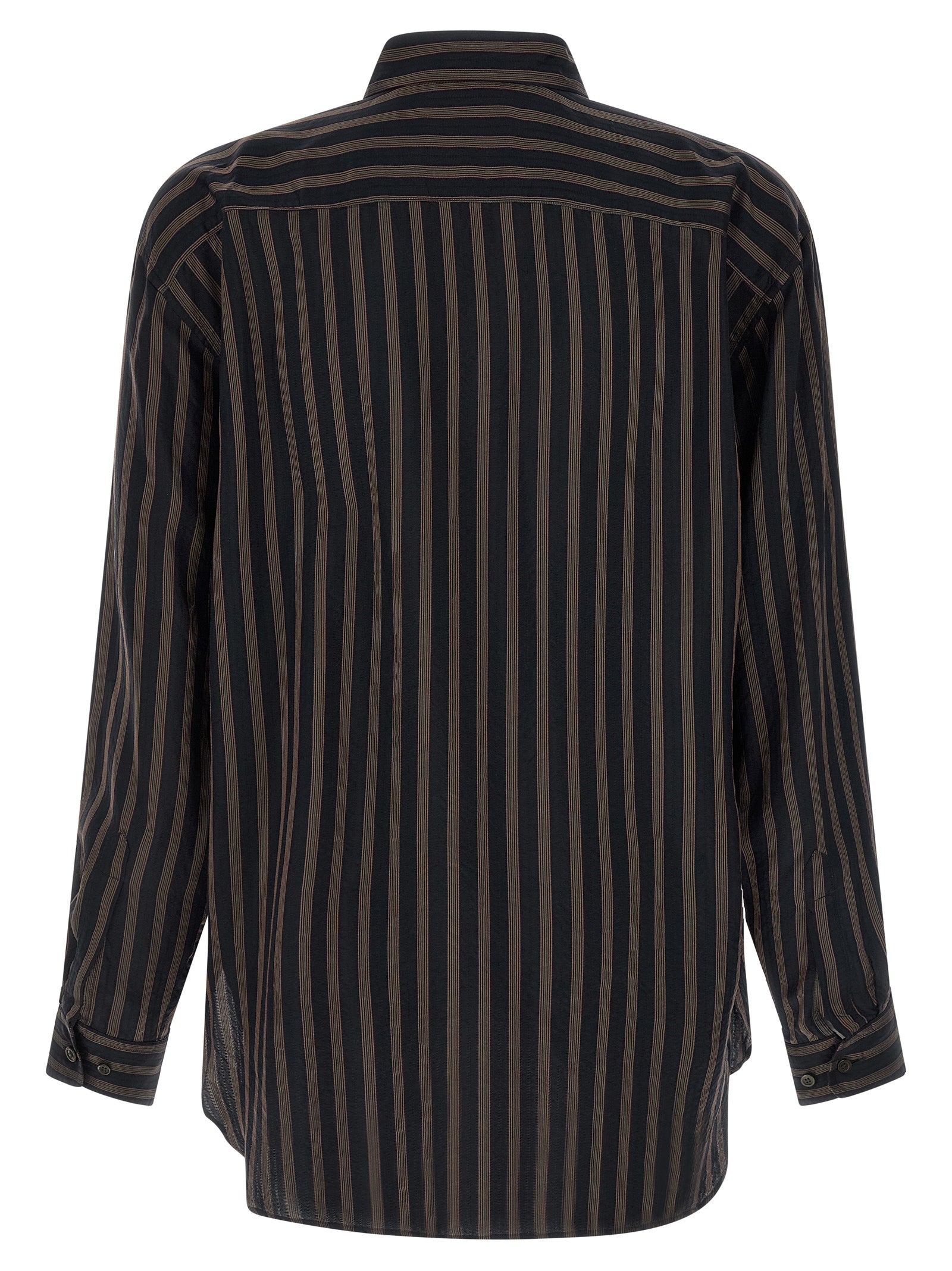 Dries Van Noten 100% Cupro shirt in black — view 2