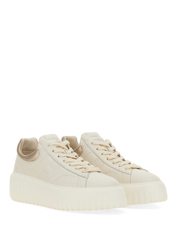 Sneaker H-Stripes Beige Mutton (ovis Aries Aries) Trainers