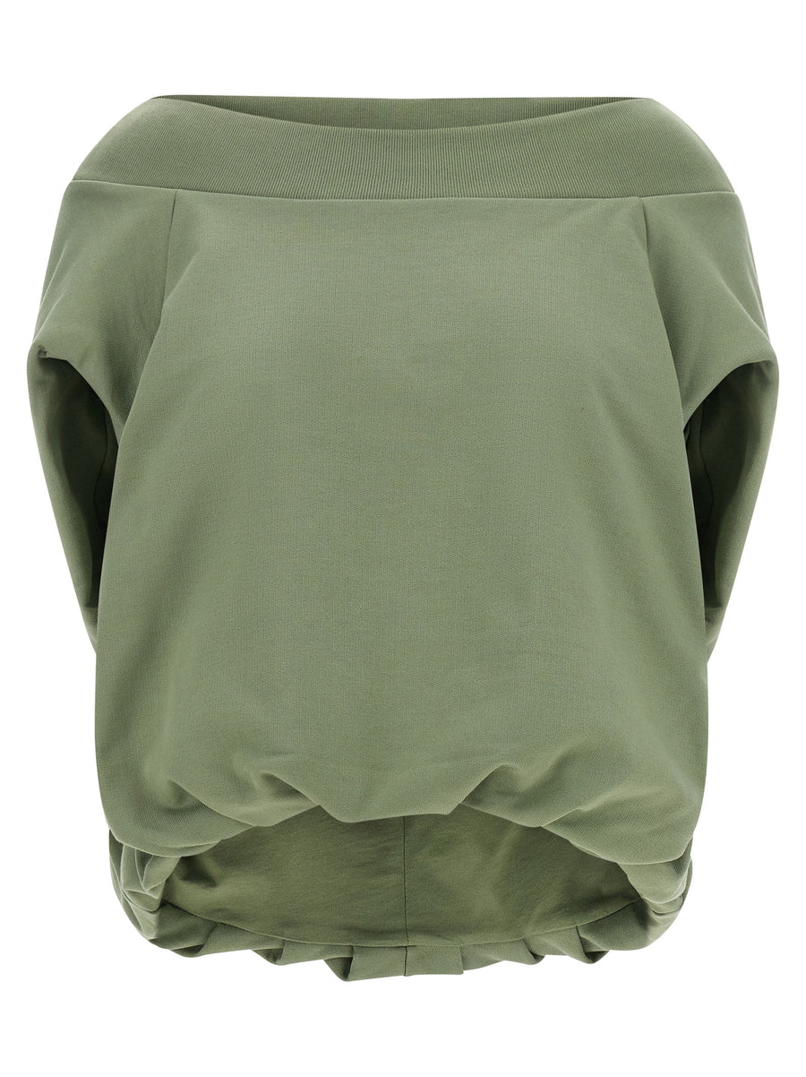 Dries Van Noten 100% cotton sweatshirt in green