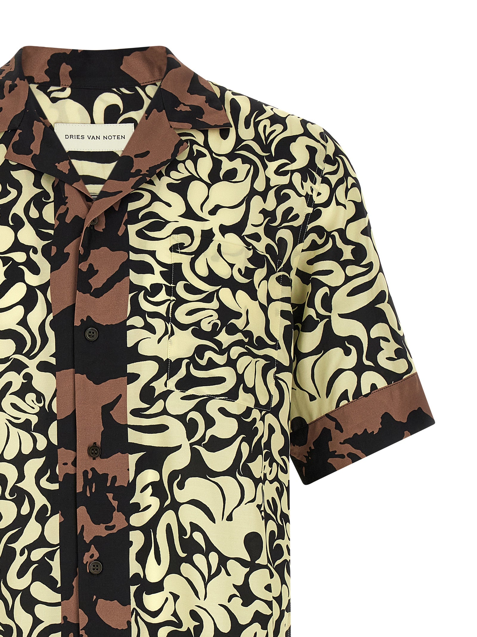 Dries Van Noten 100% Viscose shirt in multicolor — view 3