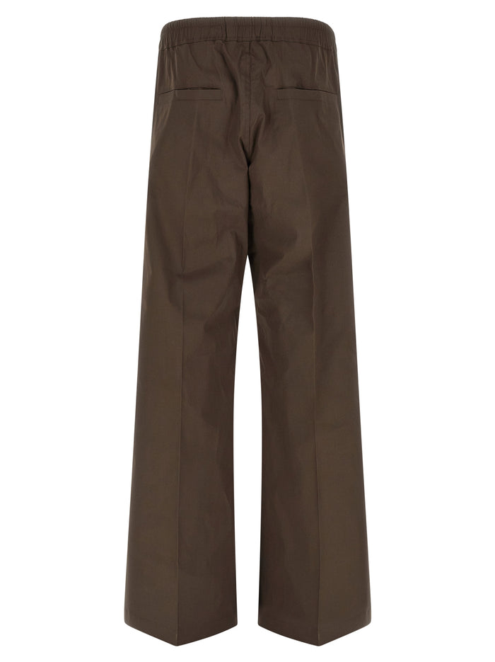 Rick Owens 97% Cotton cargo pants in brown — view 2