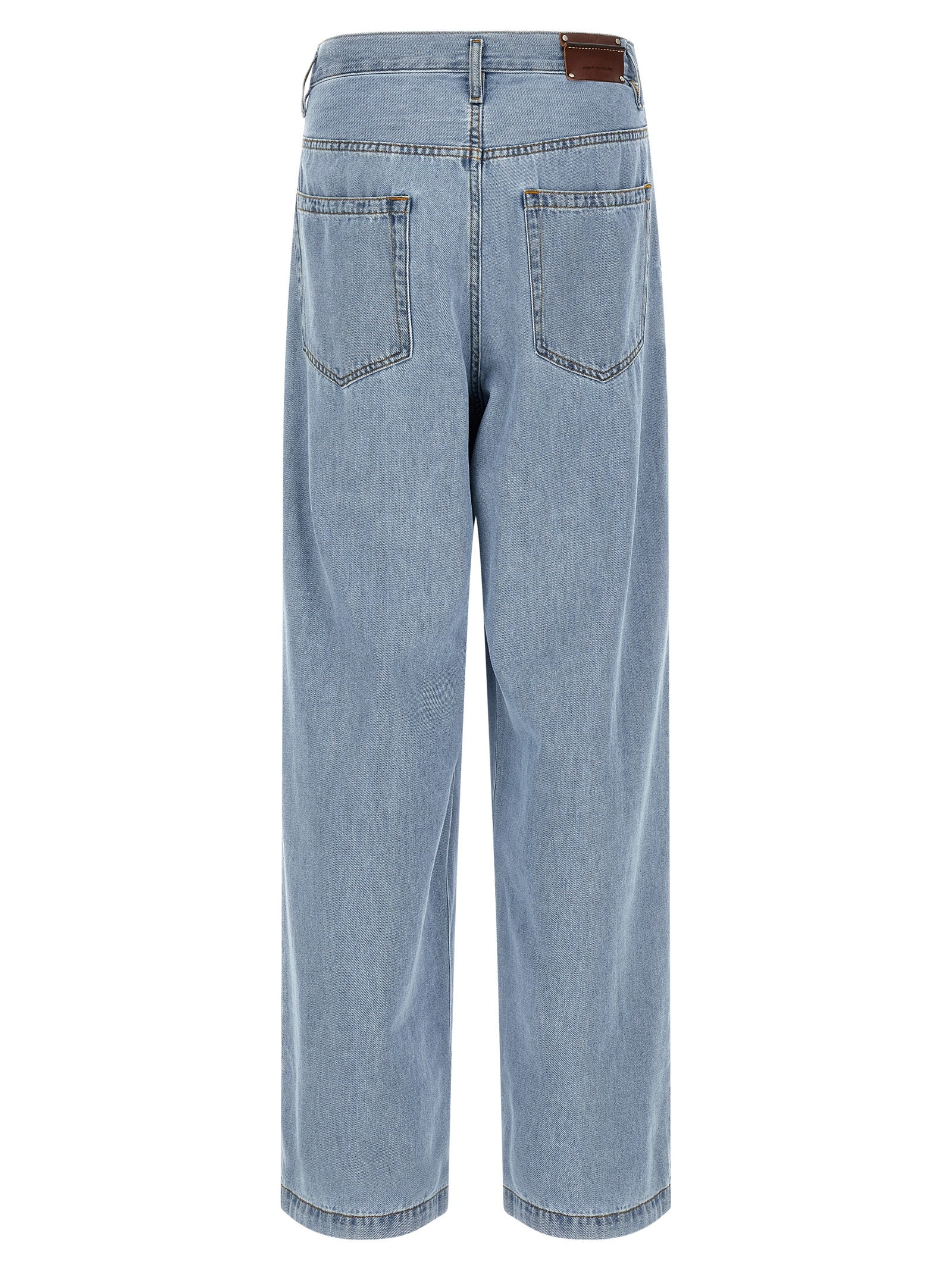 Dries Van Noten 100% Cotton jeans in blue — view 2