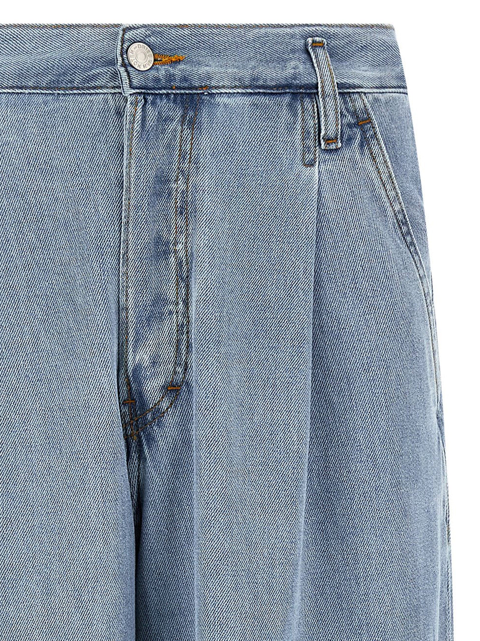 Dries Van Noten 100% Cotton jeans in blue — view 3
