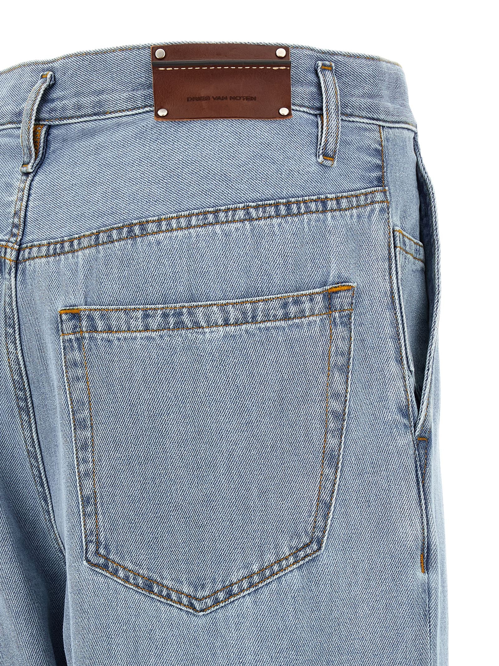 Dries Van Noten 100% Cotton jeans in blue — view 4