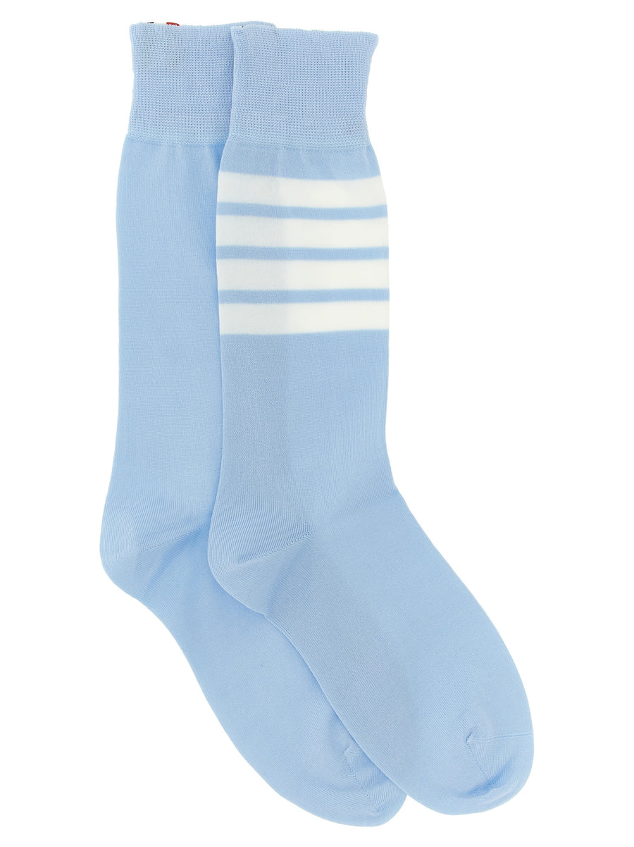 Thom Browne 75% cotton socks in blue