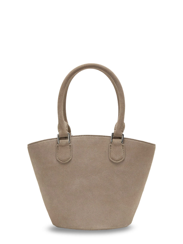 Self Portrait Bags Grey Suede