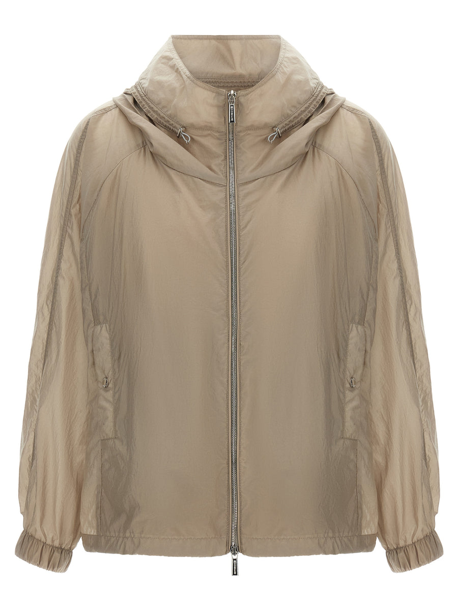 Moorer 100% Polyester jacket in beige