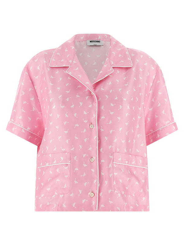 Moschino 100% Silk shirt in pink