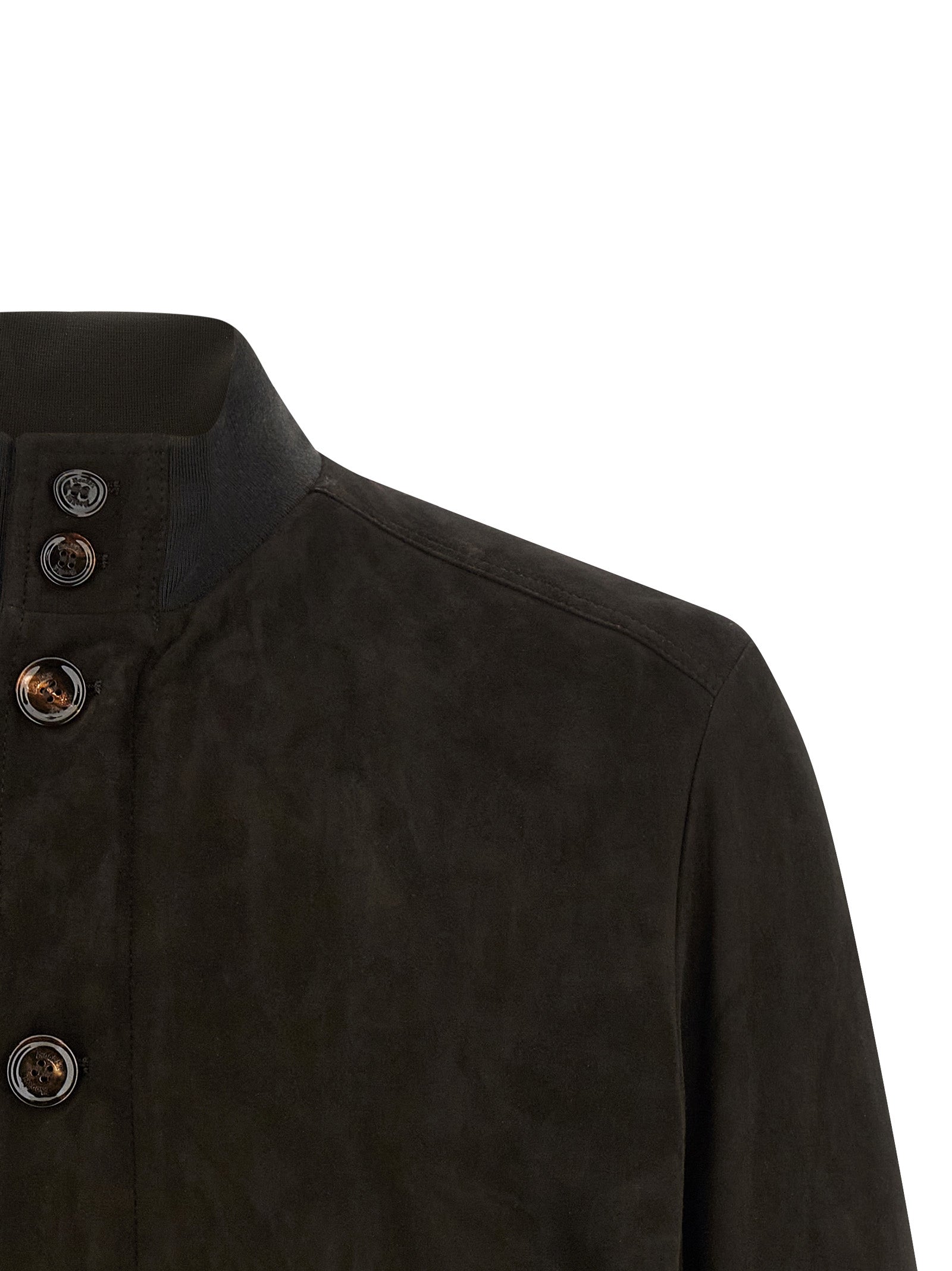 Moorer 100% lamb leather jacket in brown — view 3