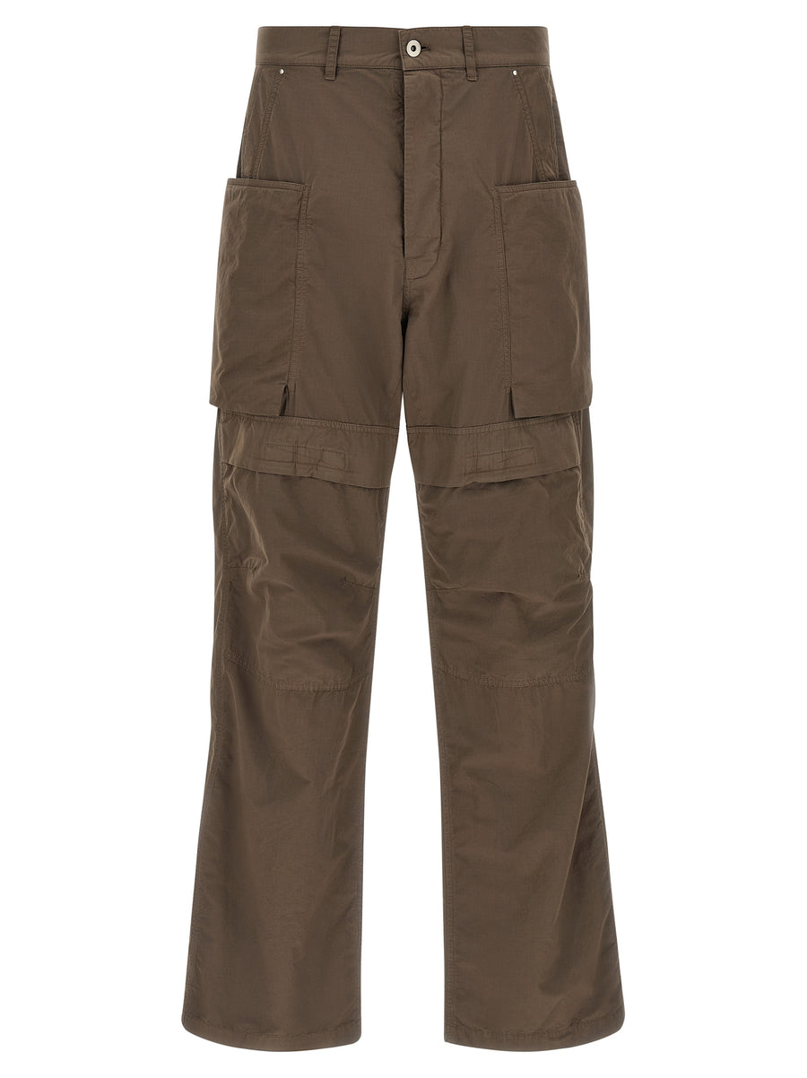 Drkshdw 100% Cotton cargo pants in brown
