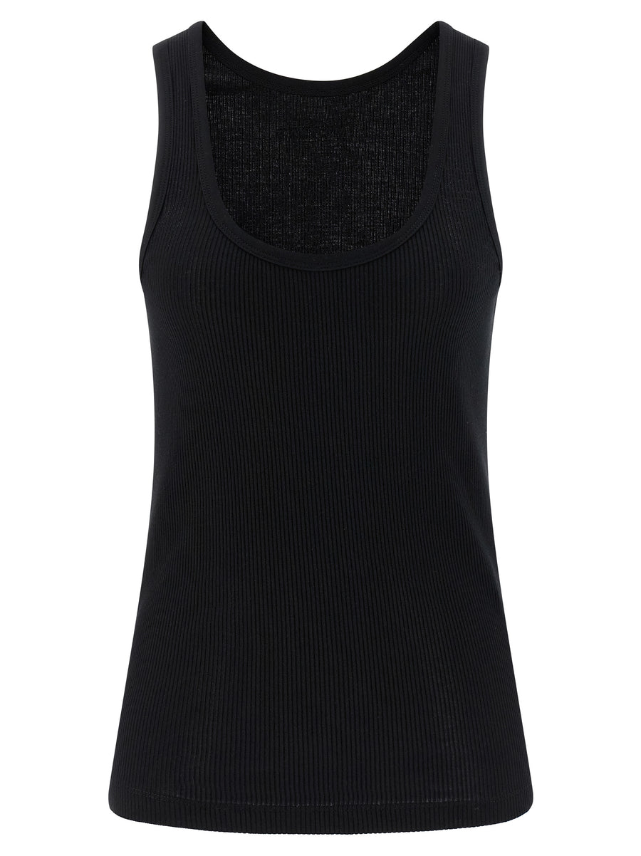 Black Cotton Tank Tops