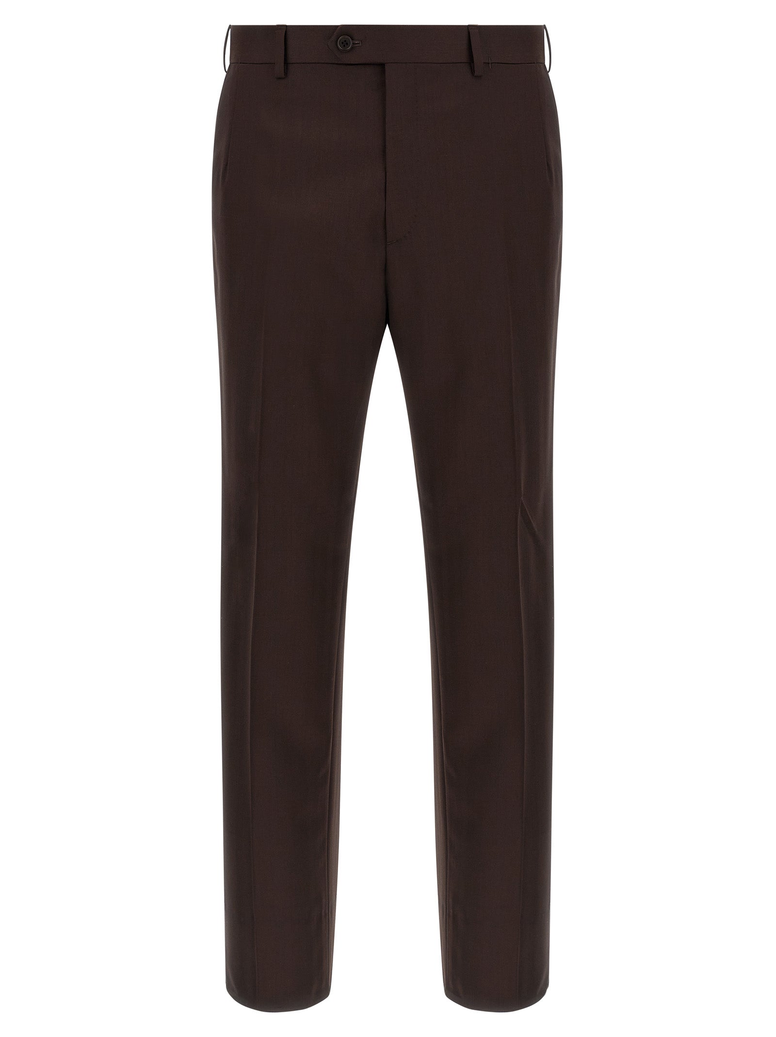 Brioni 100% Wool pant suit in brown — view 4