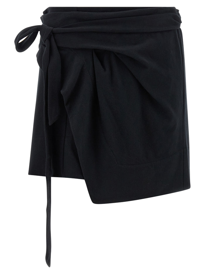 Isabel Marant 100% cotton shorts in black