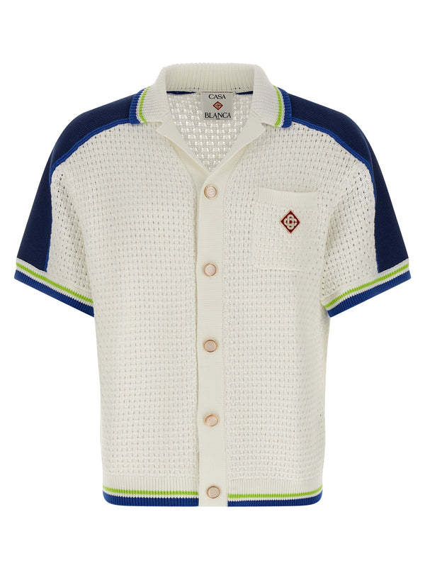 Casablanca 52% cotton shirt in white