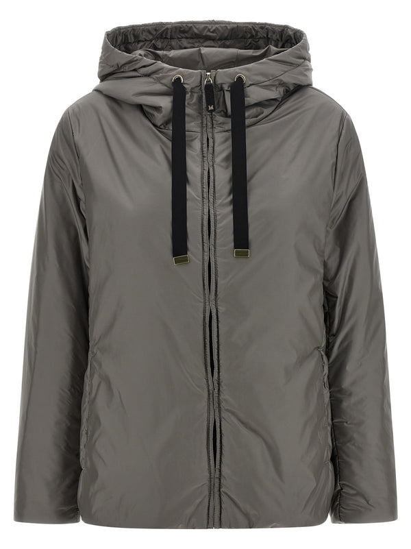 Max Mara 100% Polyester down jacket in gray