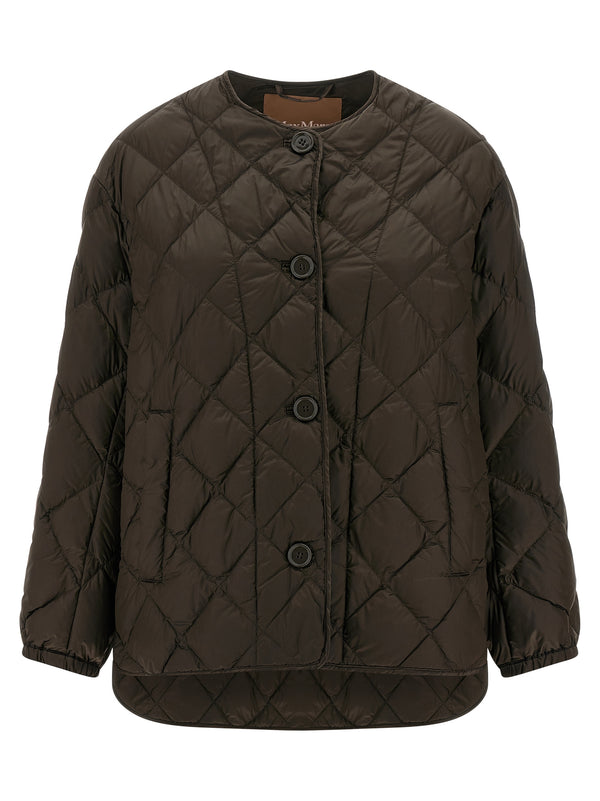 Max Mara 100% Polyamide down jacket in brown