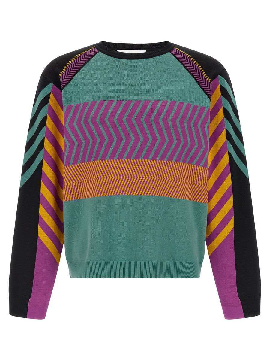 Kiko Kostadinov 100% Cotton sweater in multicolor