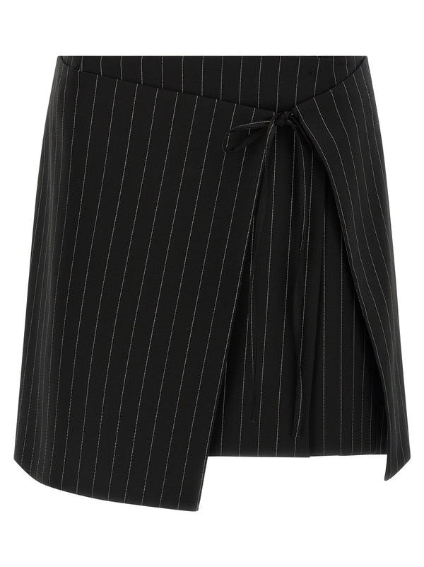 Sportmax 54% virgin wool skirt in black