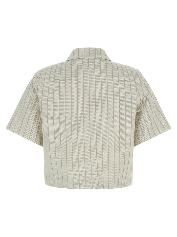 Max Mara 100% Cotton shirt in beige — view 2