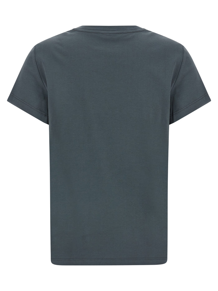 Max Mara 100% cotton t-shirt in gray — view 2