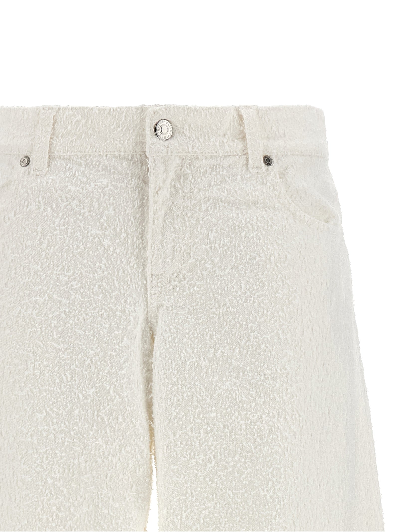 Stella McCartney 100% Cotton jeans in white — view 3