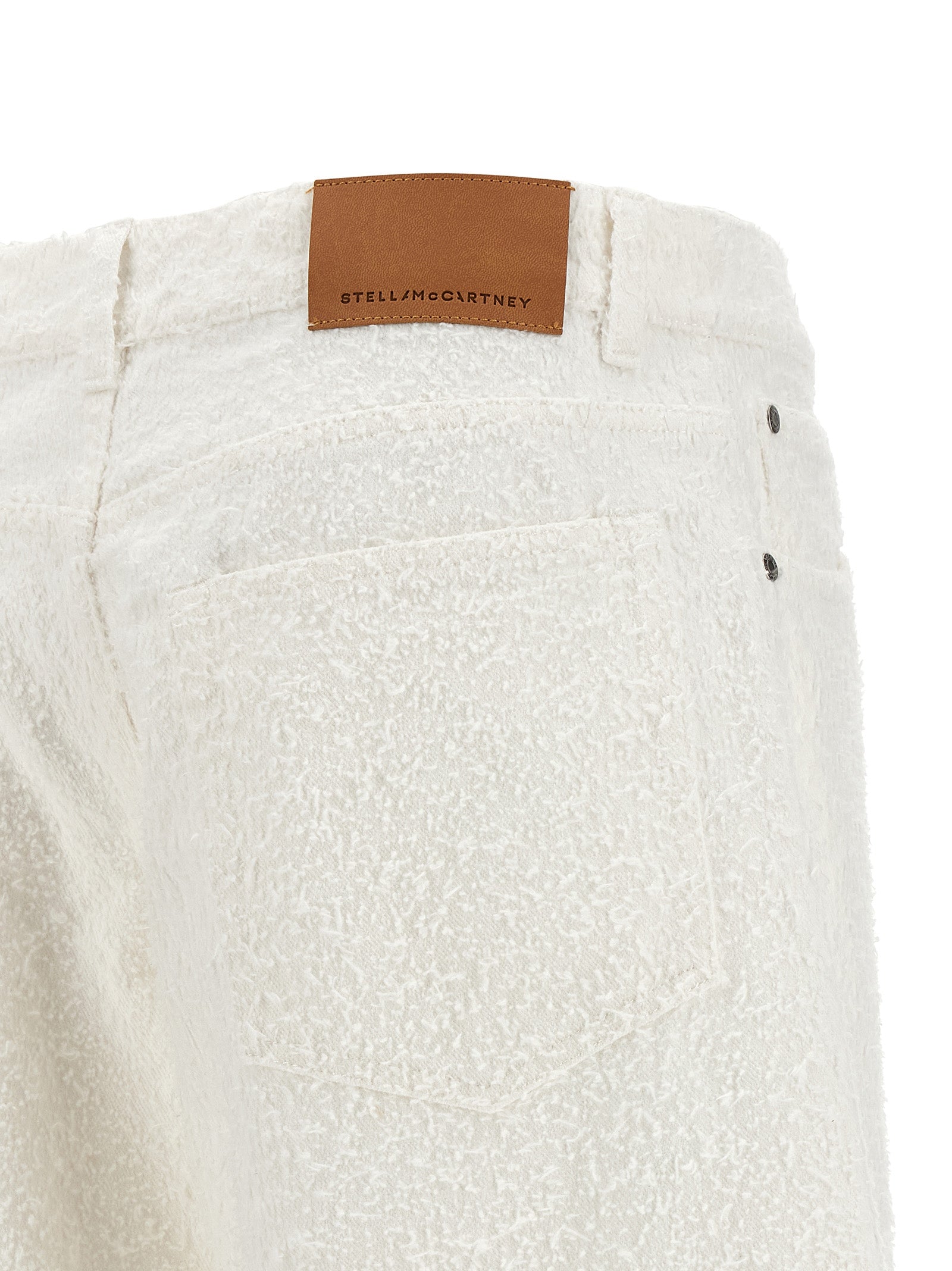 Stella McCartney 100% Cotton jeans in white — view 4