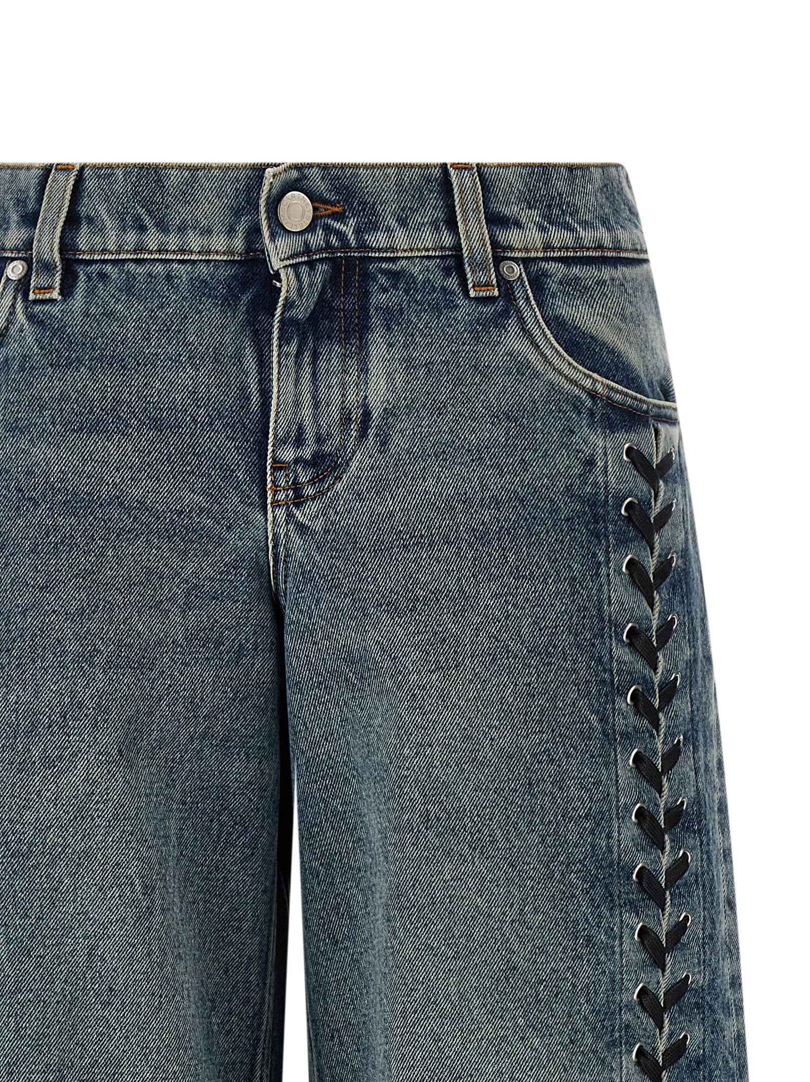 Stella McCartney 100% Cotton jeans in blue — view 3