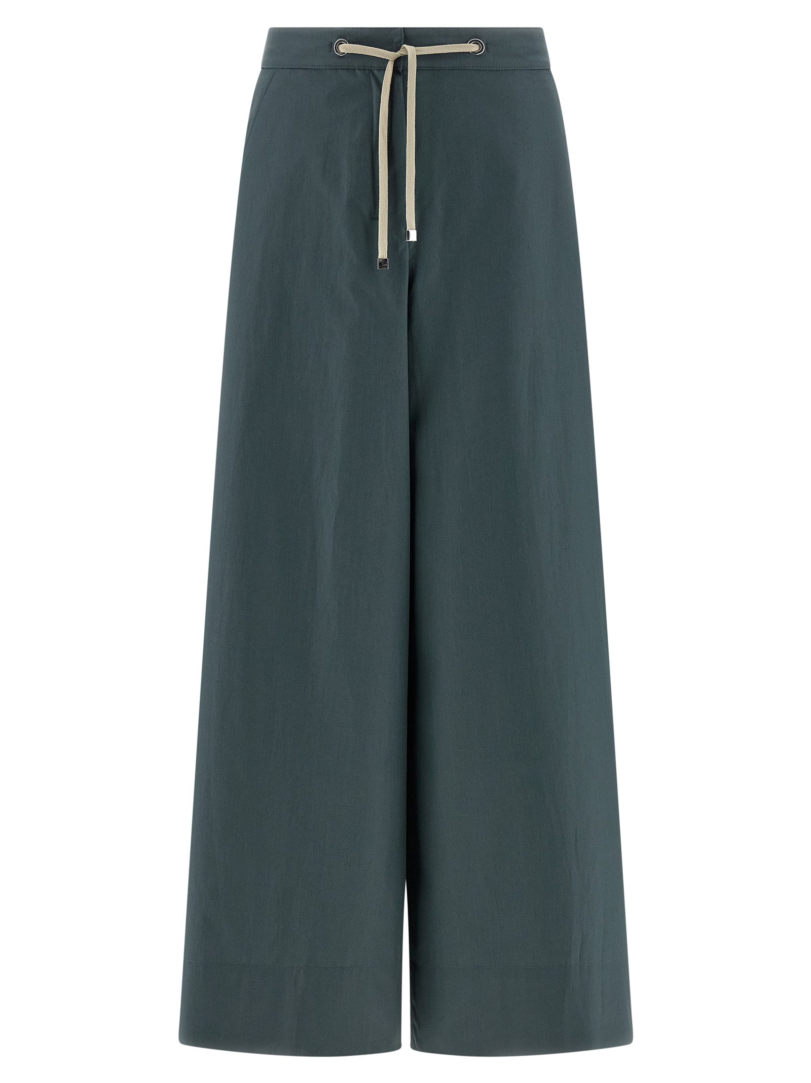 'S Max Mara 100% Cotton trousers in blue