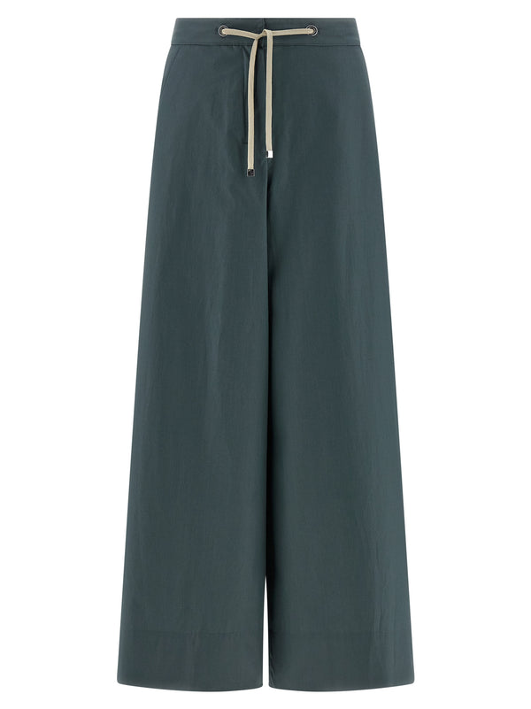 'S Max Mara 100% Cotton trousers in blue