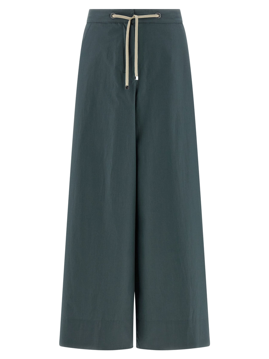 'S Max Mara 100% Cotton trousers in blue