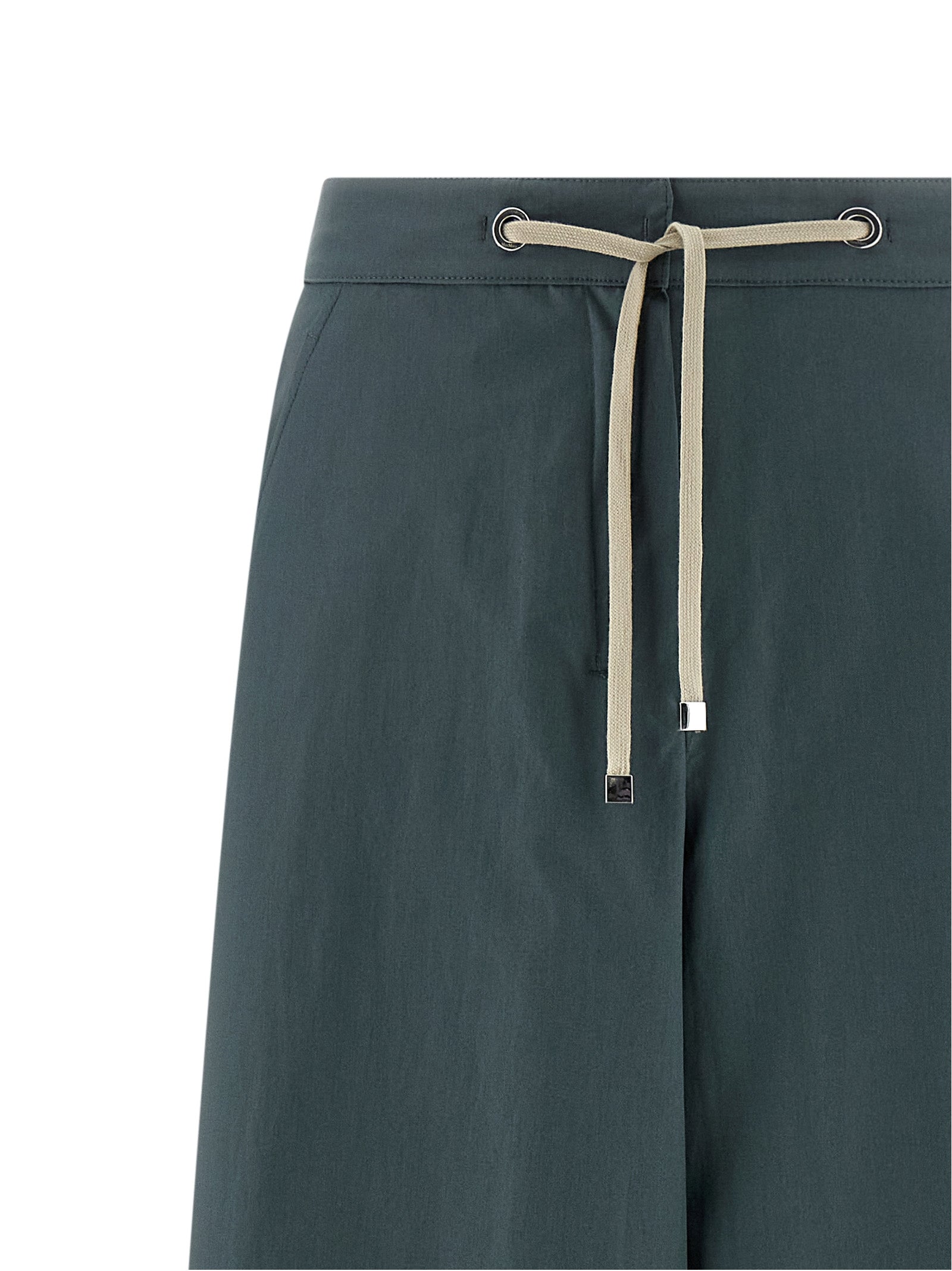 'S Max Mara 100% Cotton trousers in blue — view 3