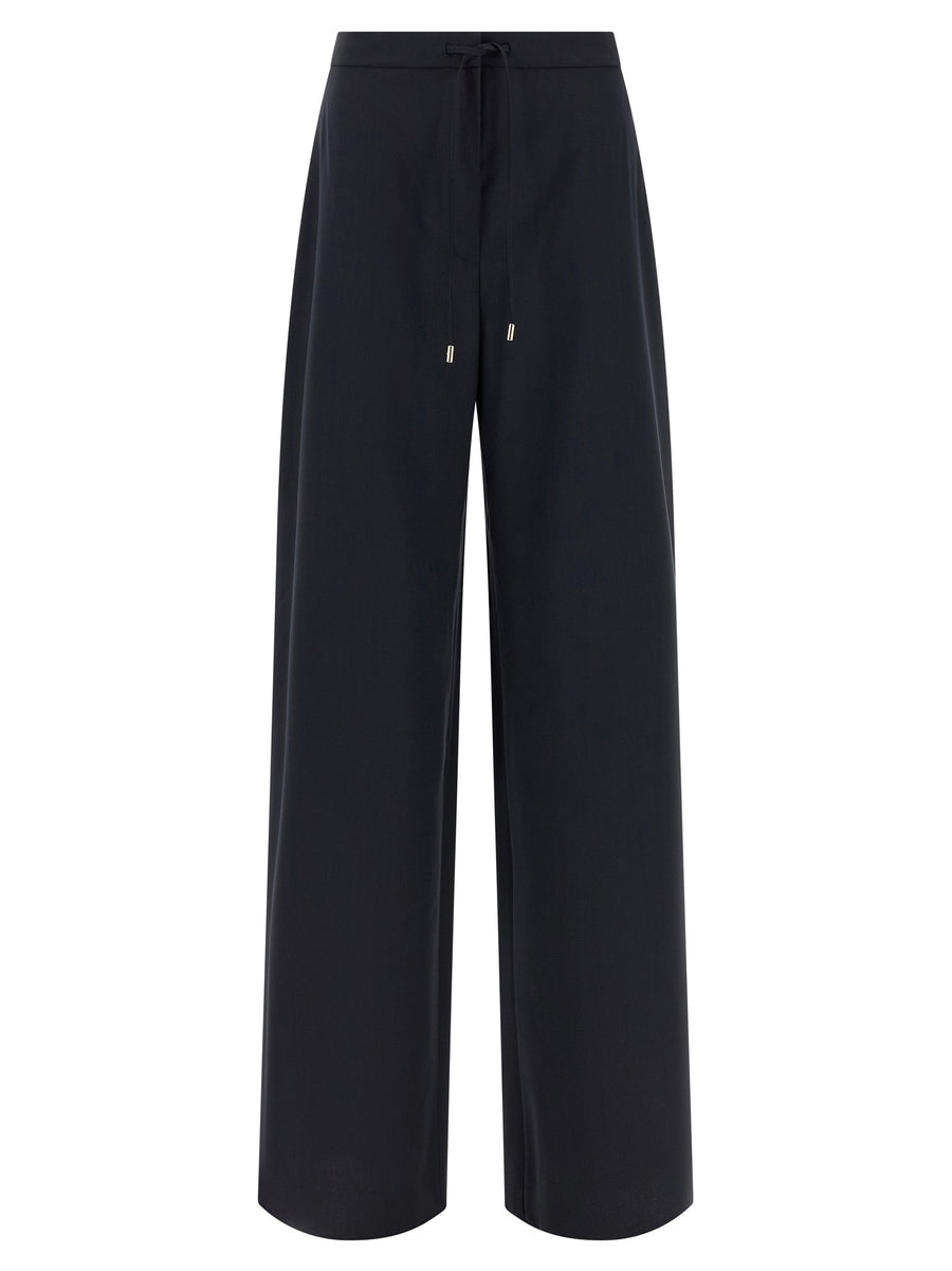 Max Mara 100% Virgin Wool trousers in black