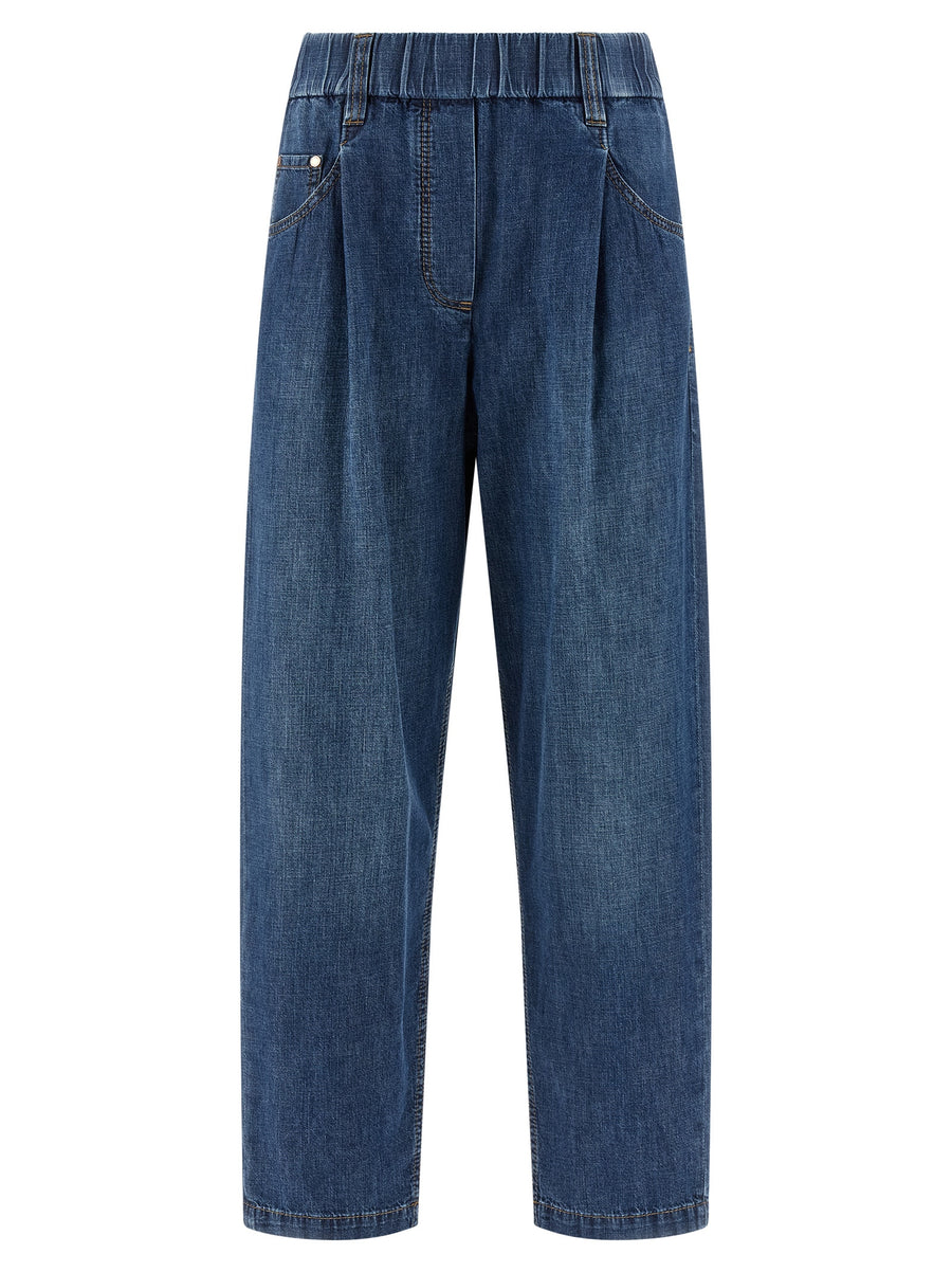 Brunello Cucinelli 100% Cotton jeans in blue
