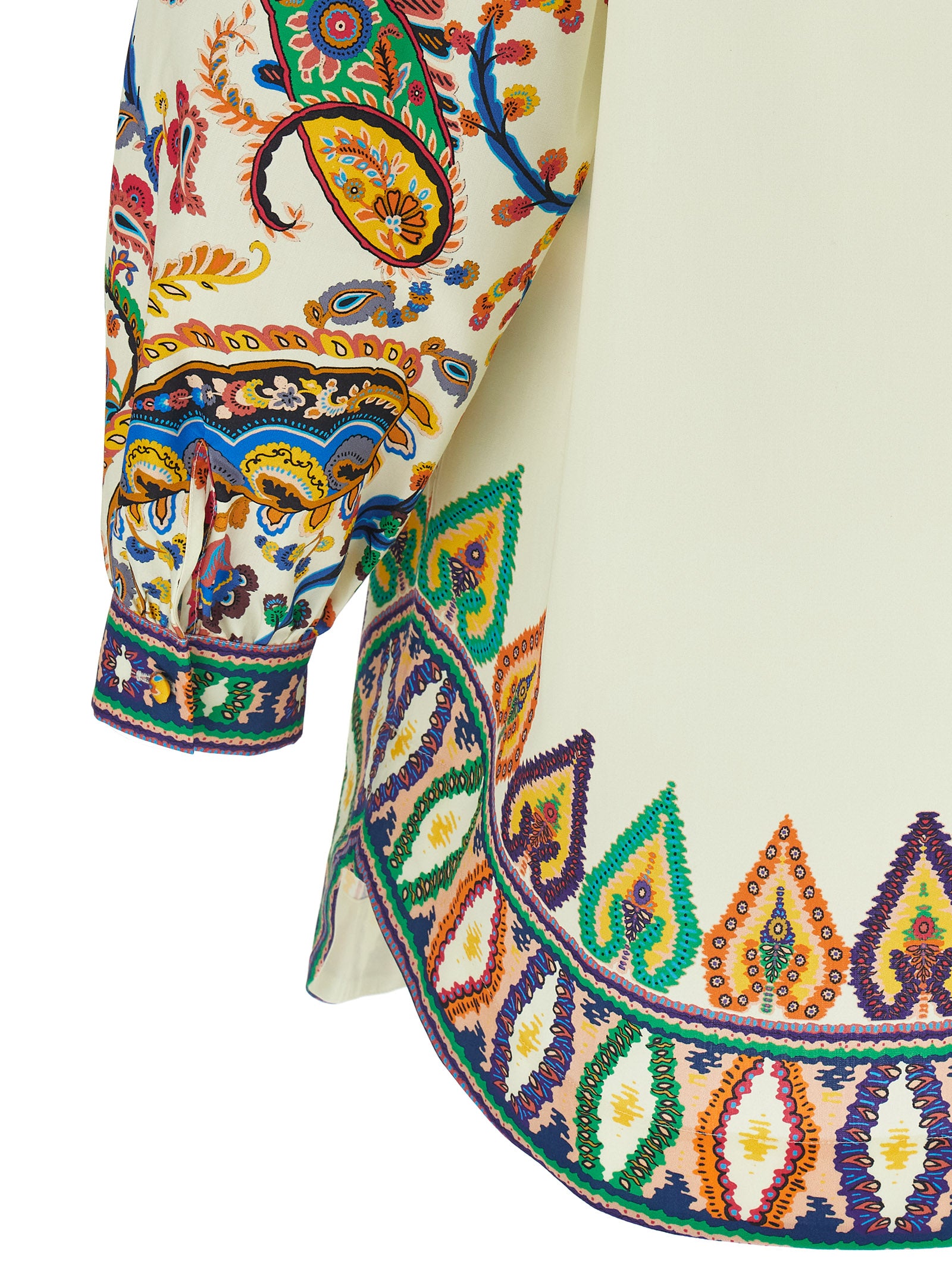 Etro 100% cotton tunic in multicolor — view 4