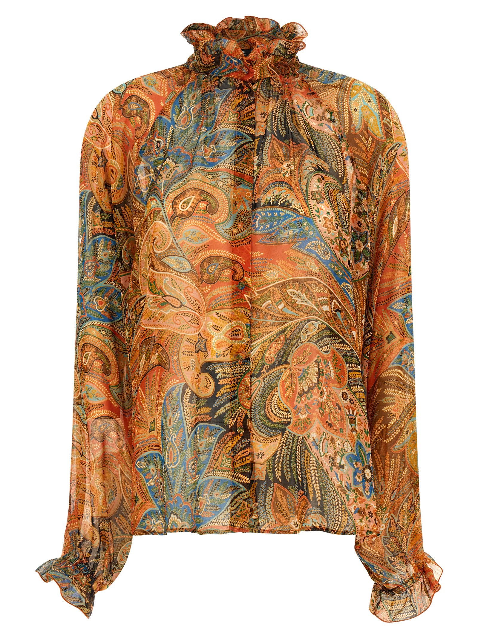 Etro 100% Silk blouse in multicolor