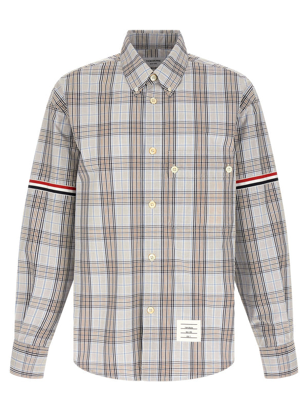 Thom Browne 100% cotton poplin shirt in multicolor