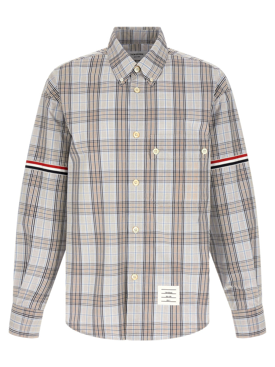 Thom Browne 100% cotton poplin shirt in multicolor