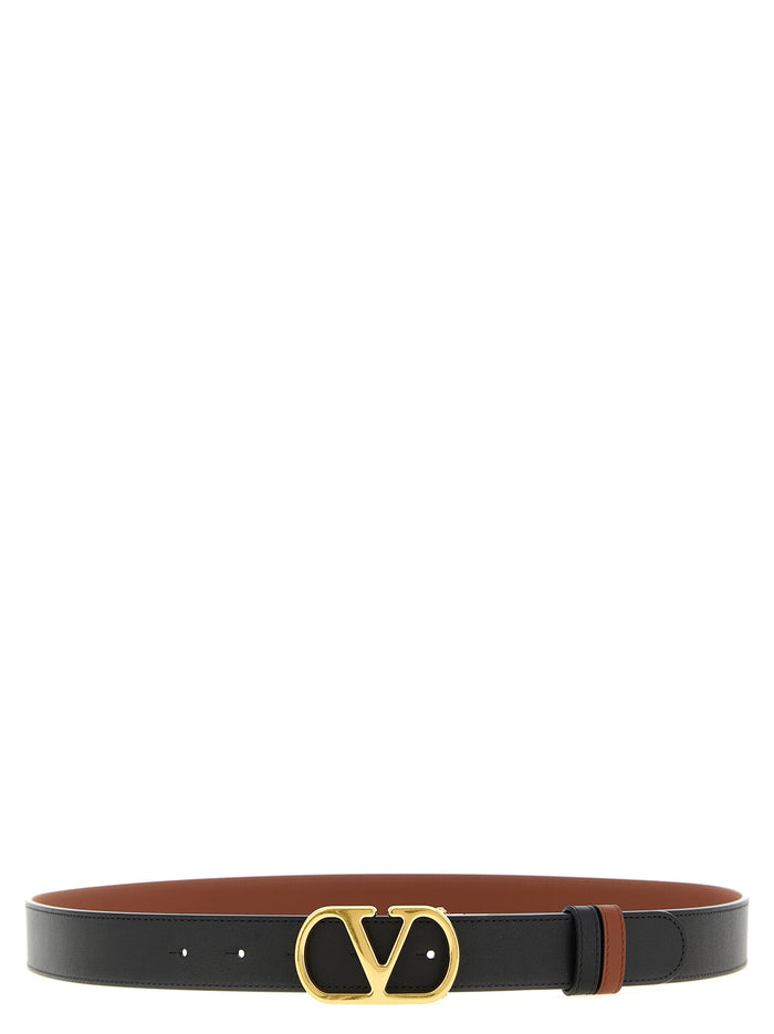 Valentino Garavani 100% calfskin leather belt in multicolor